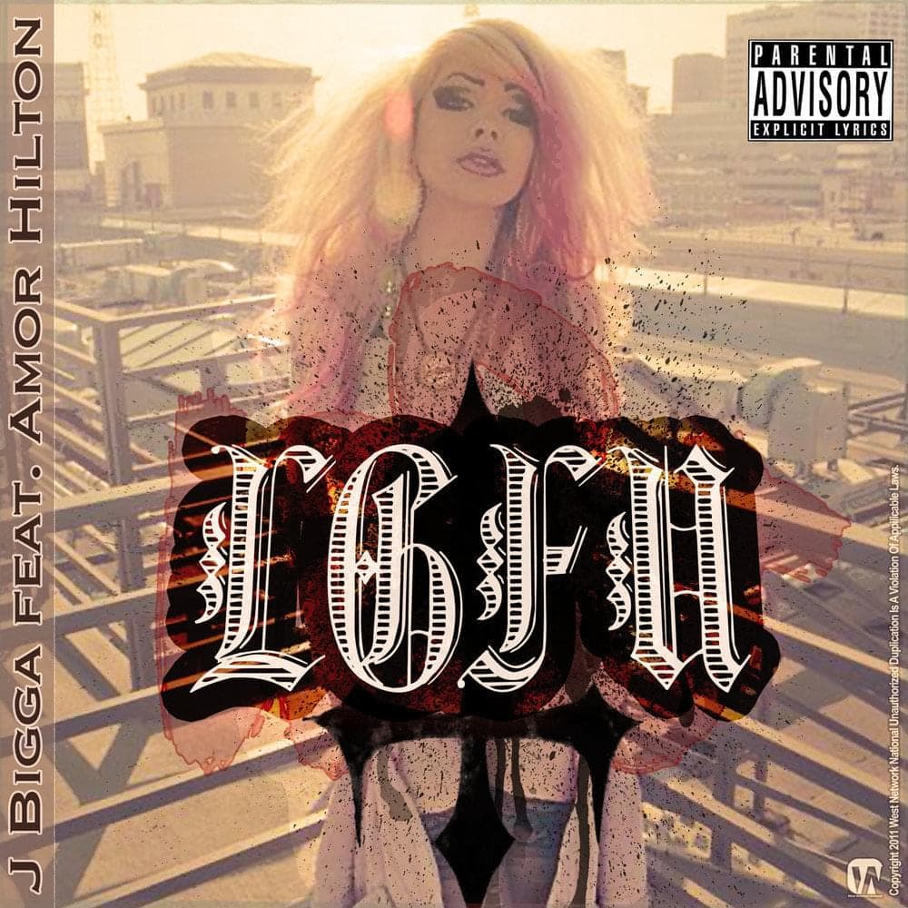 Album cover art for "LGFU" by J Bigga & Amor Hilton