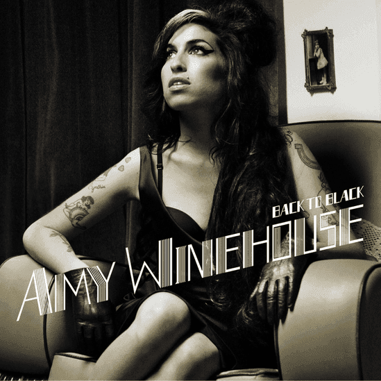 Album cover art for "Back to Black" by Amy Winehouse