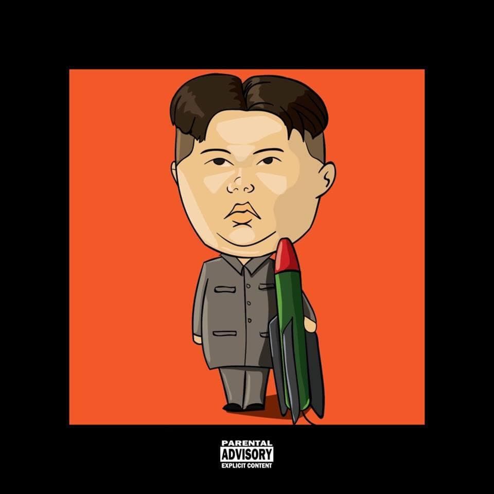 Album cover art for "Kim Jong" by Lil Nas X
