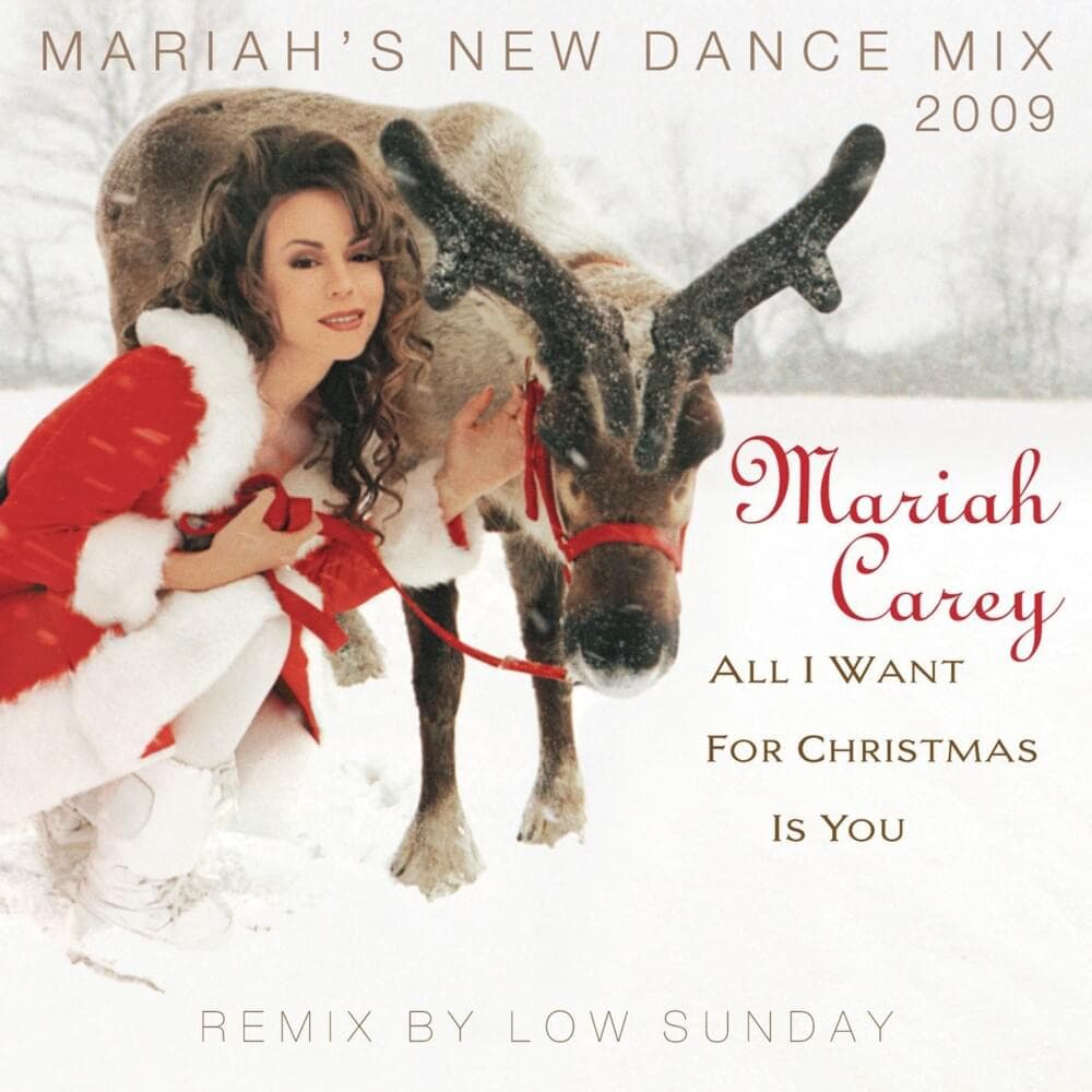 Album cover art for "All I Want for Christmas Is You (Mariah's New Dance Mix)" by Mariah Carey