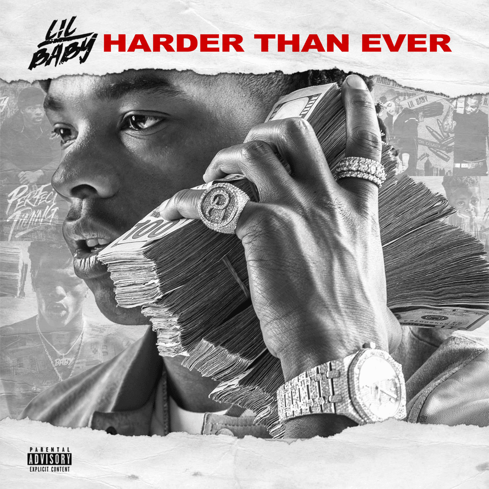 Album cover art for "Never Needed No Help" by Lil Baby