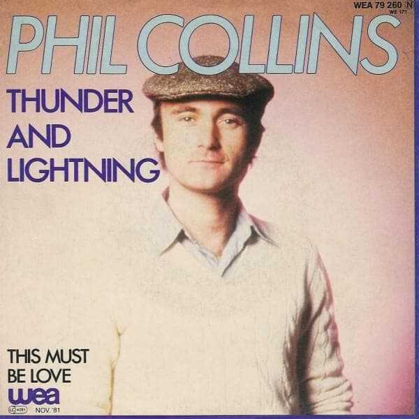 Album cover art for "Thunder and Lightning" by Phil Collins