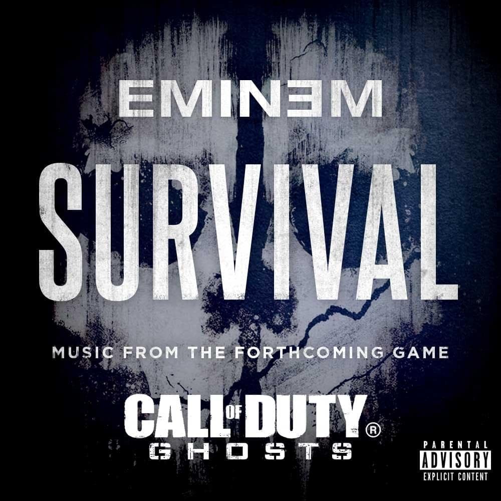 Album cover art for "Survival" by Eminem & Liz Rodrigues
