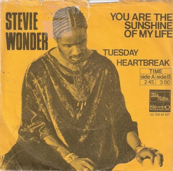Album cover art for "Tuesday Heartbreak" by Stevie Wonder
