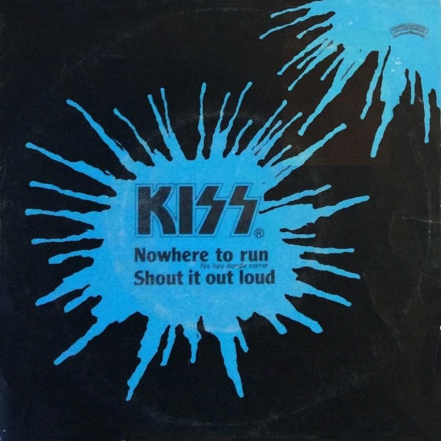 Album cover art for "Nowhere to Run" by KISS