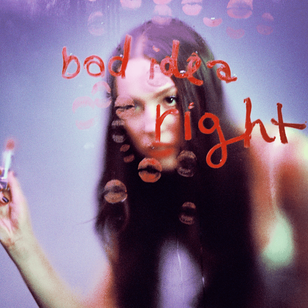 Album cover art for "bad idea right?" by Olivia Rodrigo