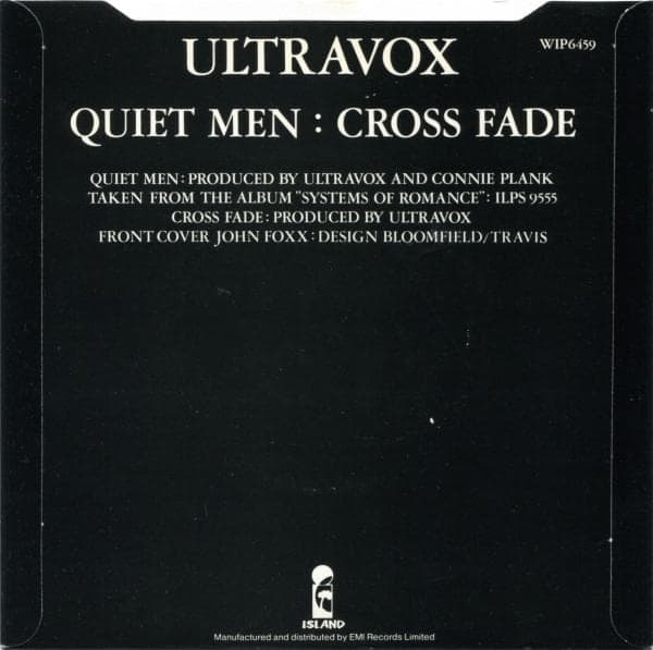 Album cover art for "Cross Fade" by Ultravox