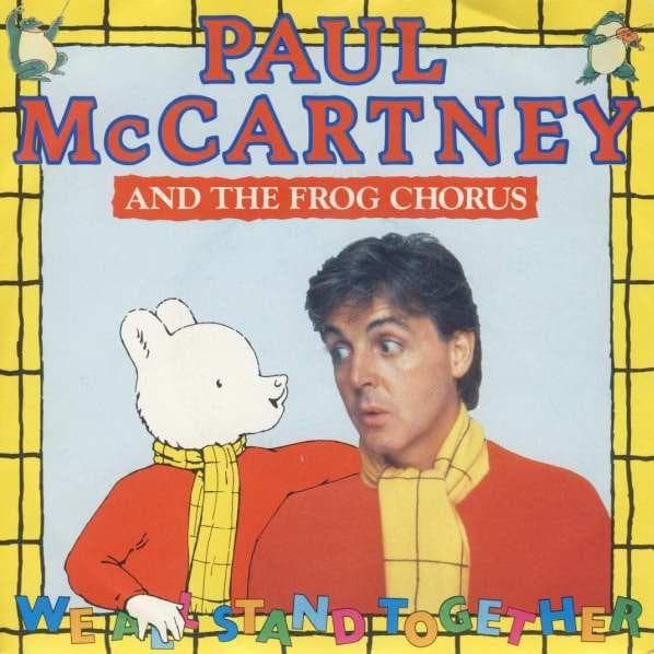 Album cover art for "We All Stand Together (Humming Version)" by Paul McCartney