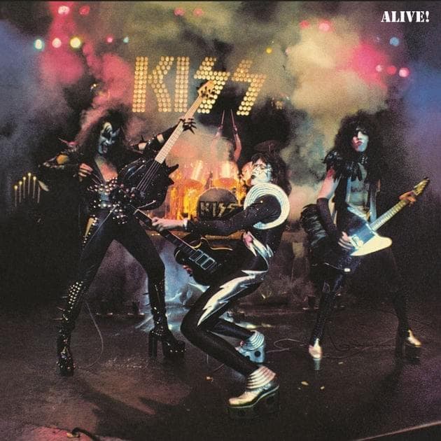 Album cover art for "Cold Gin [Alive!]" by KISS