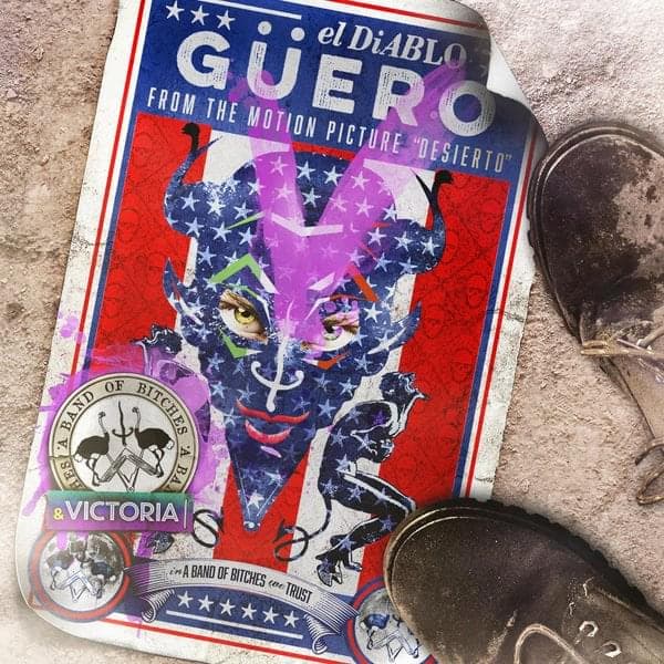 Album cover art for "El Diablo Güero" by A Band of Bitches & Victoria Kühne