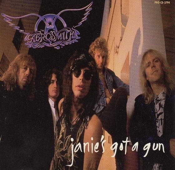 Album cover art for "Janie’s Got a Gun" by Aerosmith