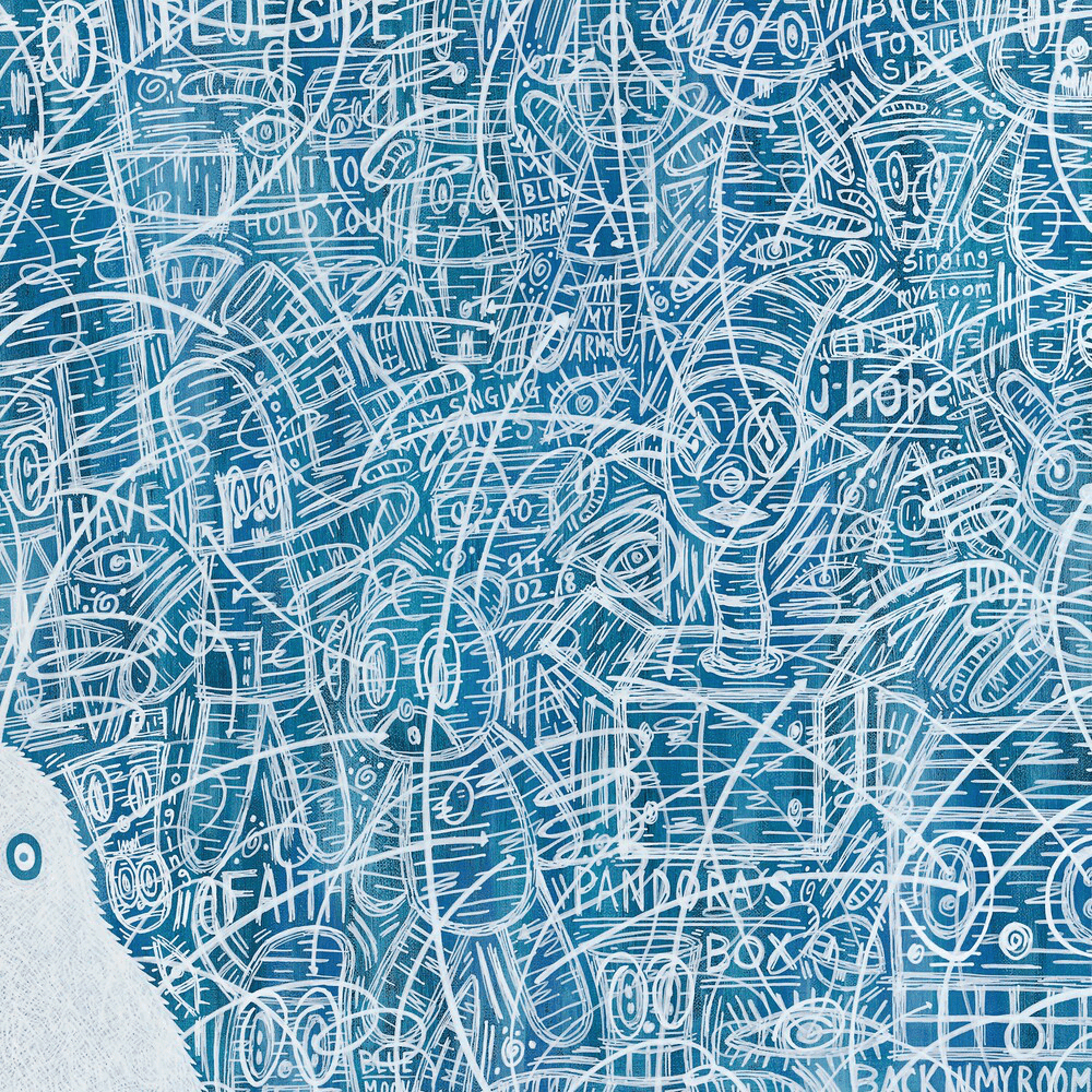 Album cover art for "Blue Side" by BTS