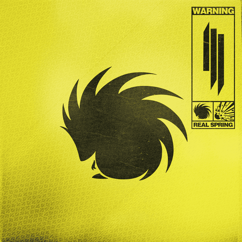 Album cover art for "Real Spring" by Skrillex