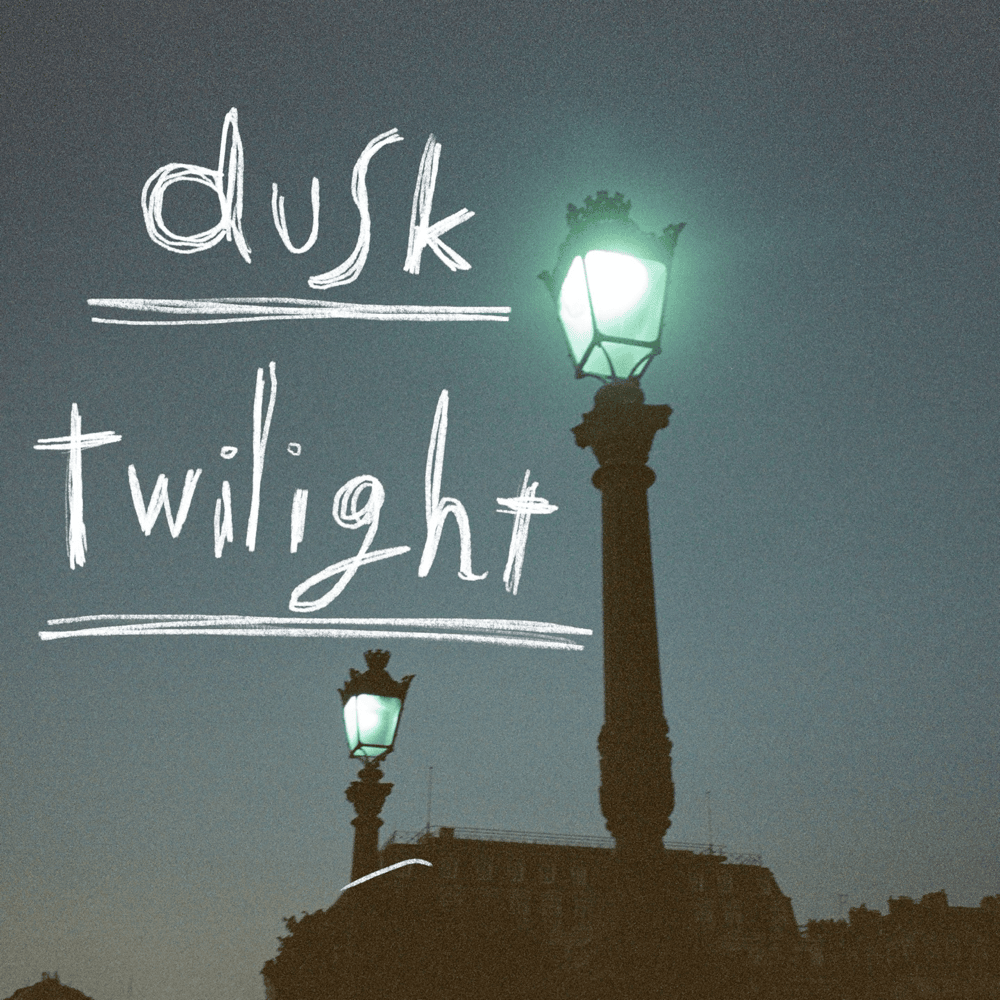 밤이 되니까 (dusk twilight) 2024