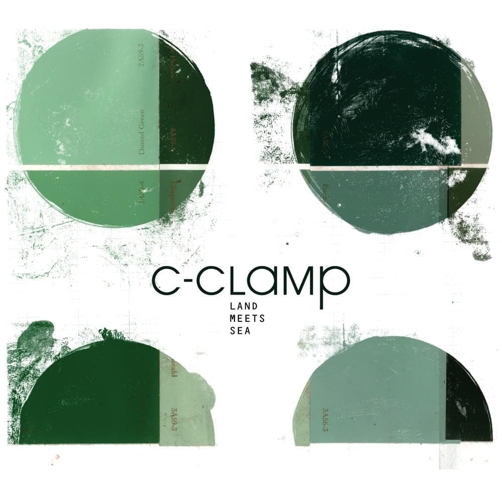 Album cover art for "Land Meets Sea" by C-Clamp