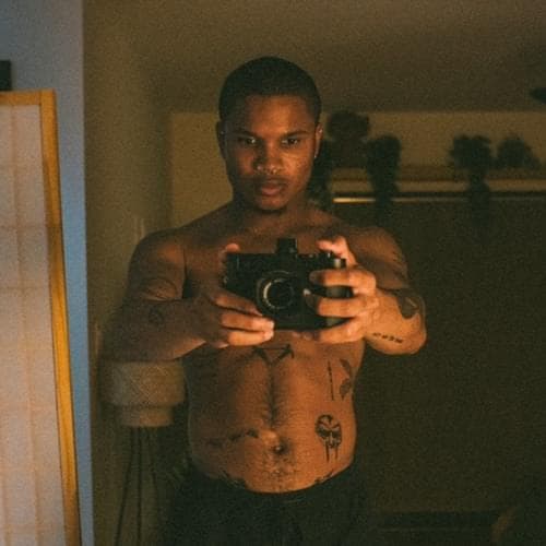 Album cover art for "be with ya" by Q