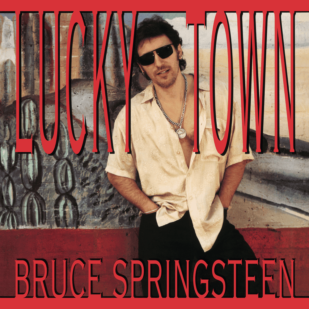 Album cover art for "Lucky Town" by Bruce Springsteen