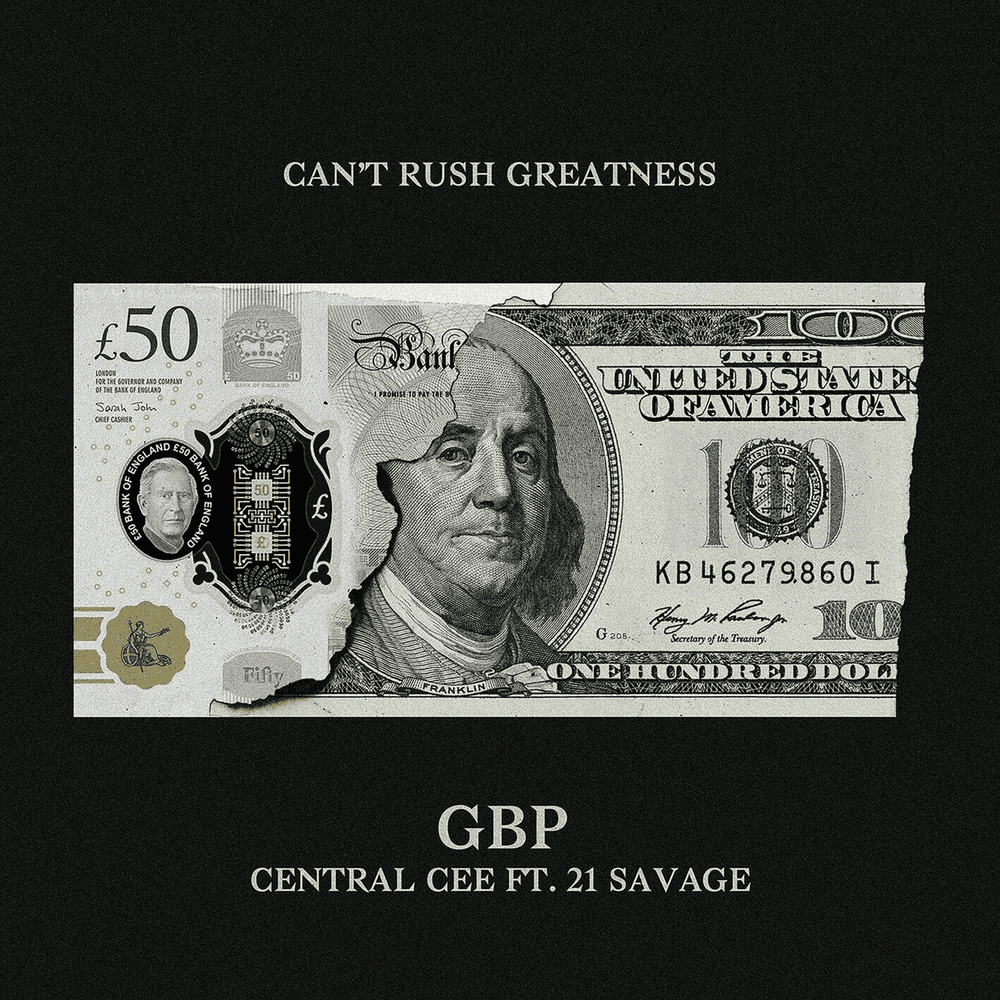 Album cover art for "GBP" by Central Cee