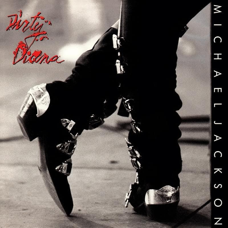 Album cover art for "Dirty Diana" by Michael Jackson