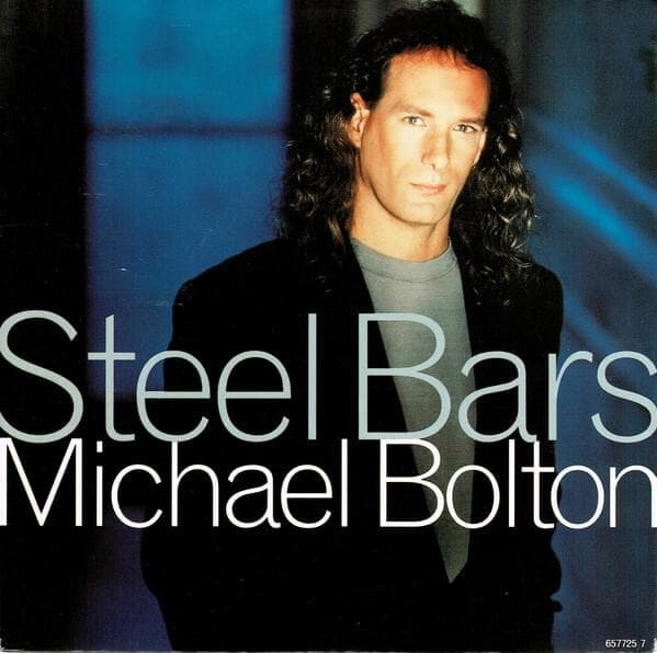 Album cover art for "Steel Bars" by Michael Bolton