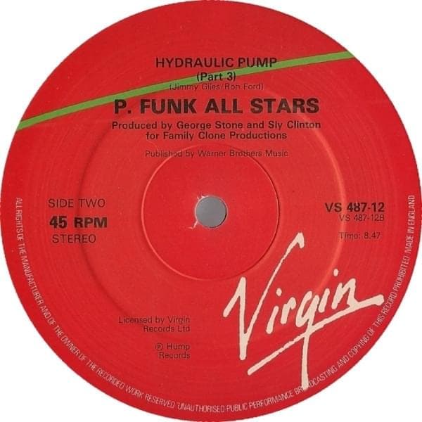 Album cover art for "Hydraulic Pump (12" Mix) [Part III]" by P-Funk All Stars