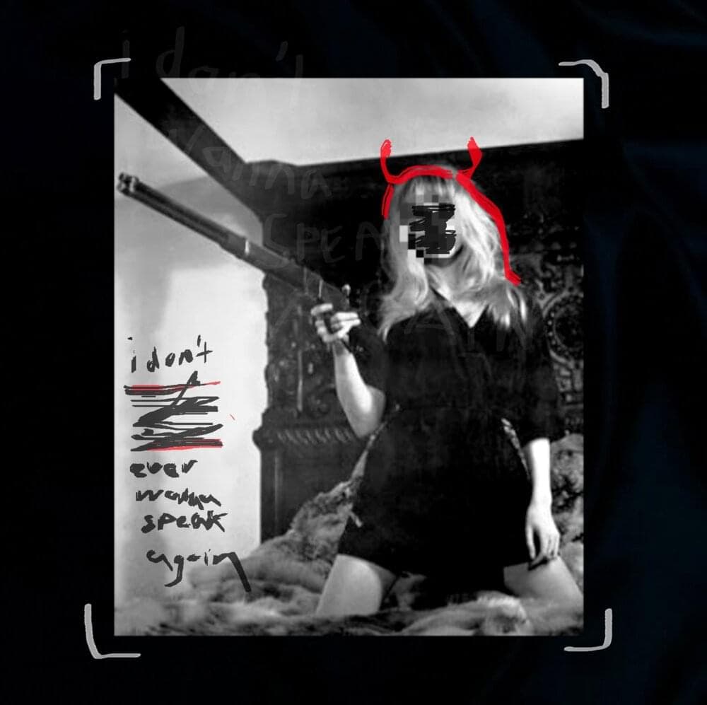 Album cover art for "idontwannaspeakagain" by Quadeca