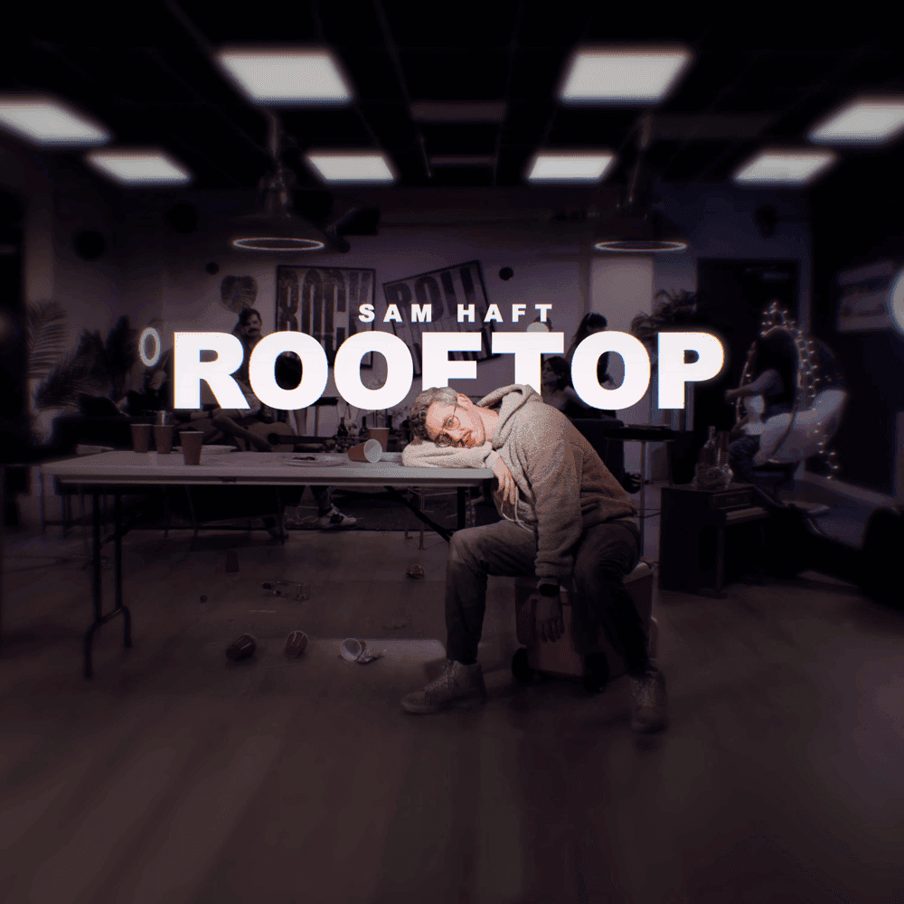 Album cover art for "Rooftop" by Sam Haft