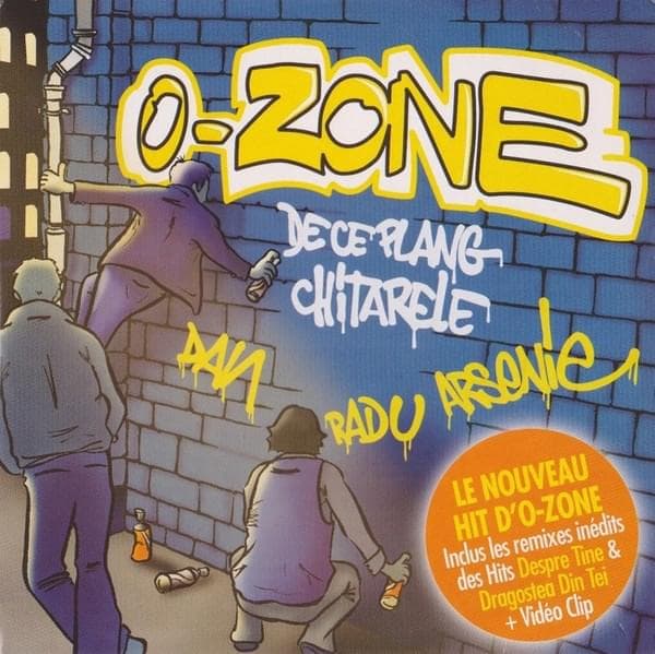 Album cover art for "De ce pl�ng chitarele" by O-Zone