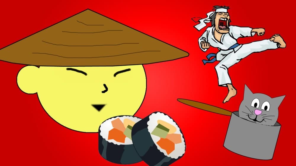 Album cover art for "The Asian People Song" by Z-FLO