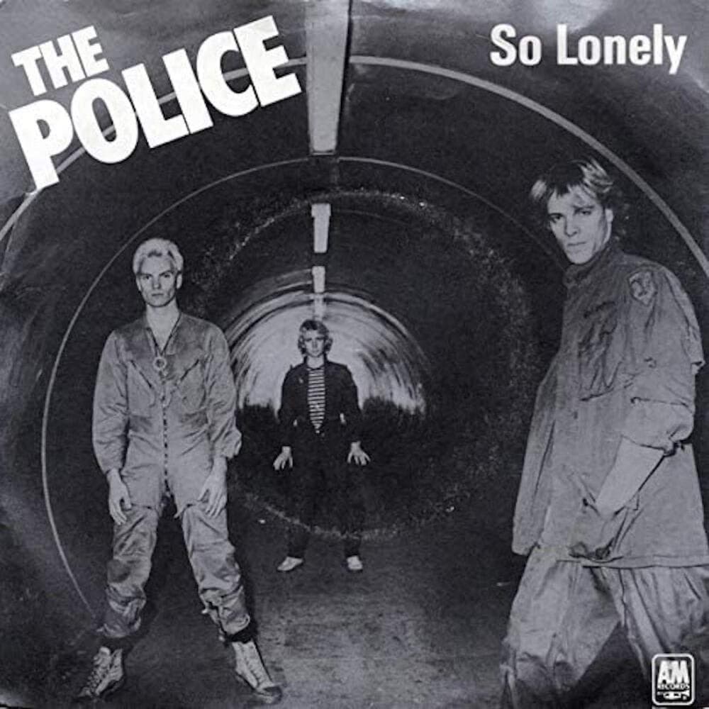Album cover art for "So Lonely" by The Police