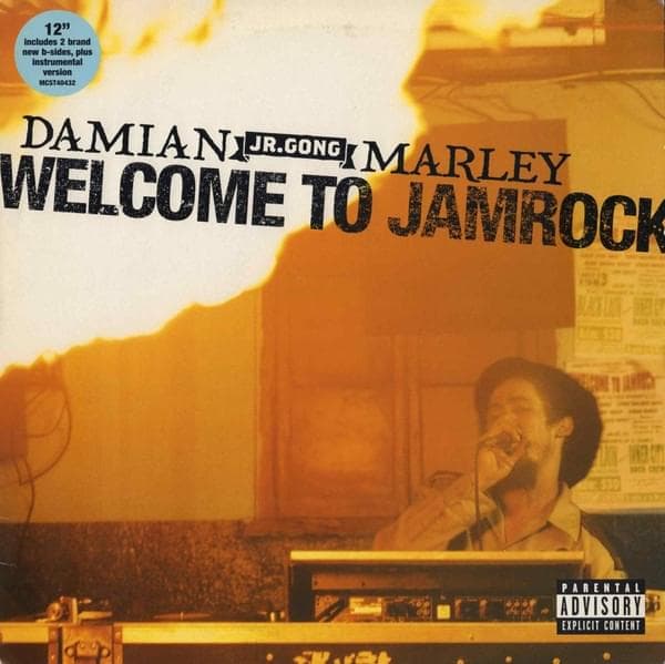 Album cover art for "Welcome to Jamrock" by Damian Marley