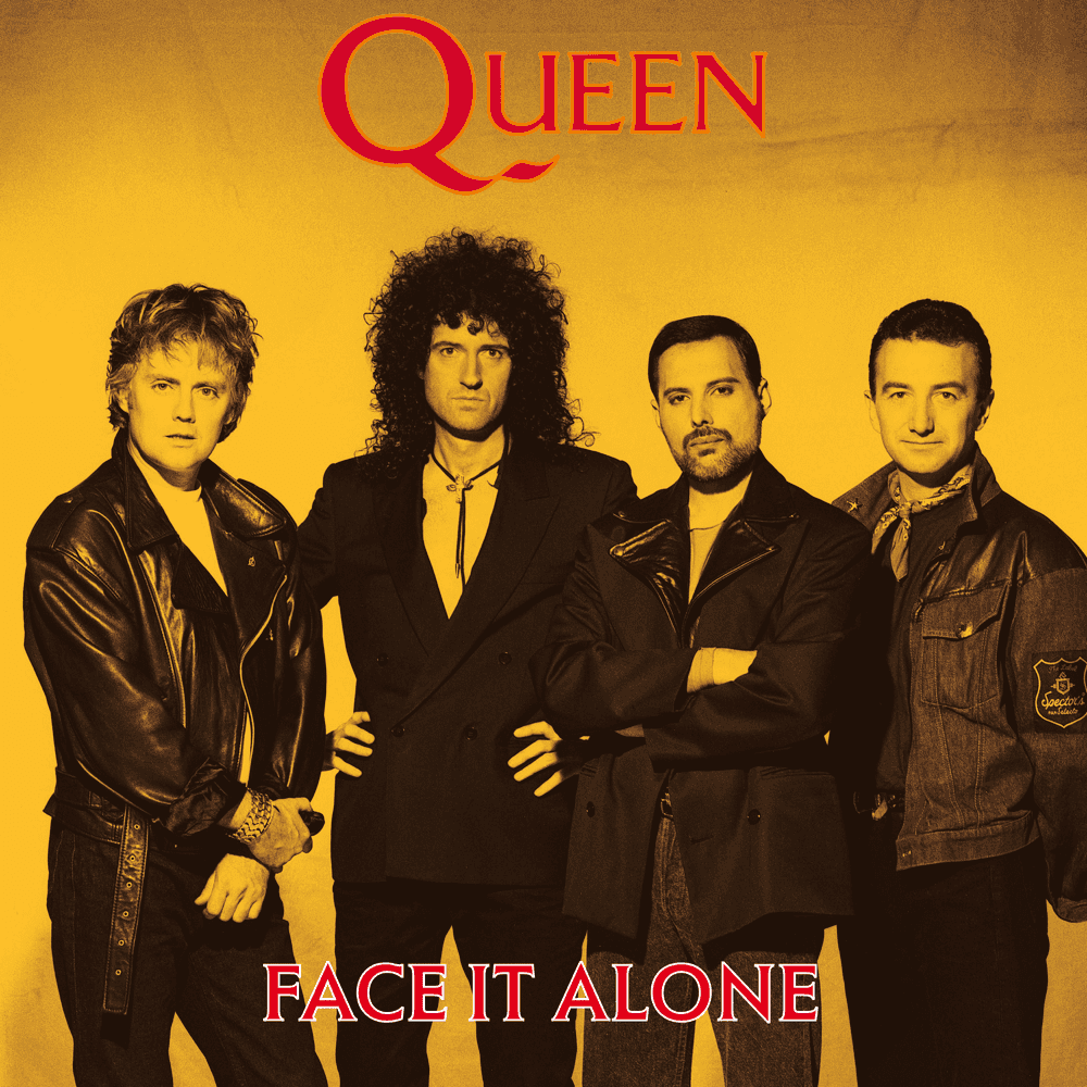 Album cover art for "Face It Alone" by Queen