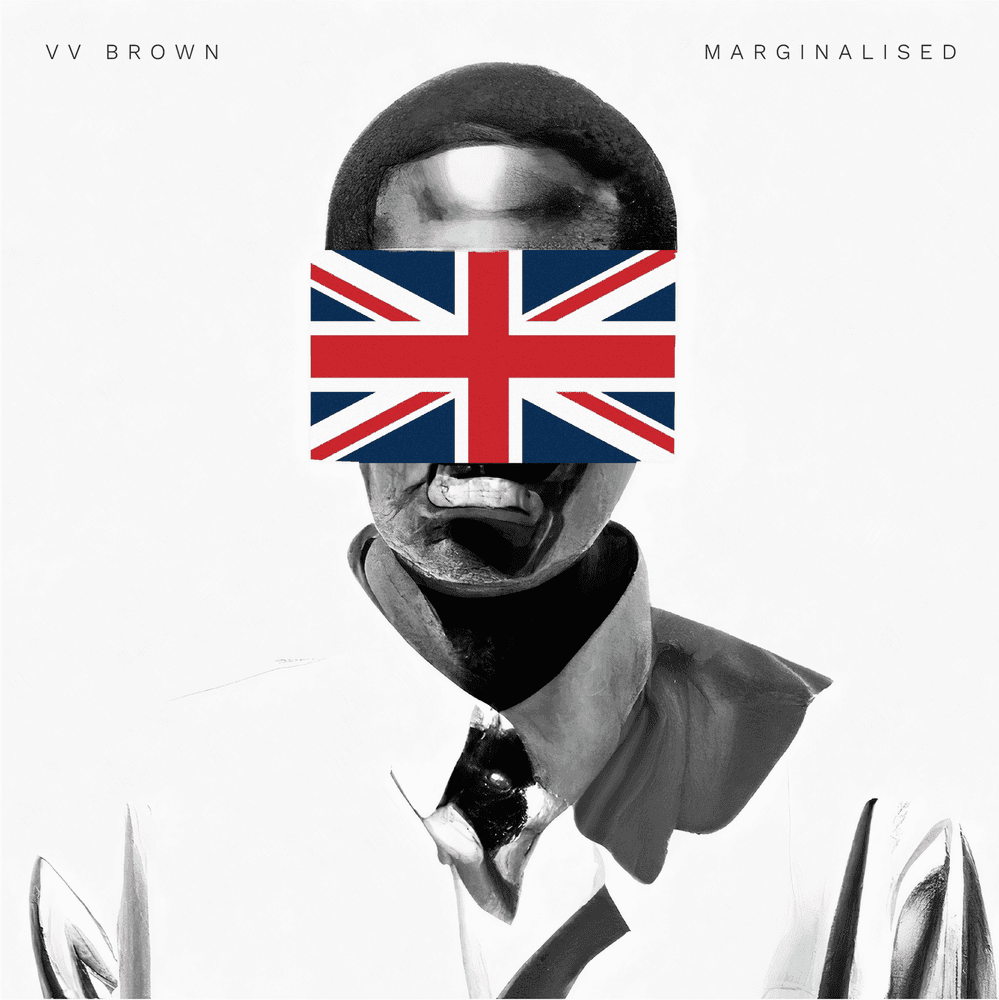 Album cover art for "Marginalised" by V V Brown