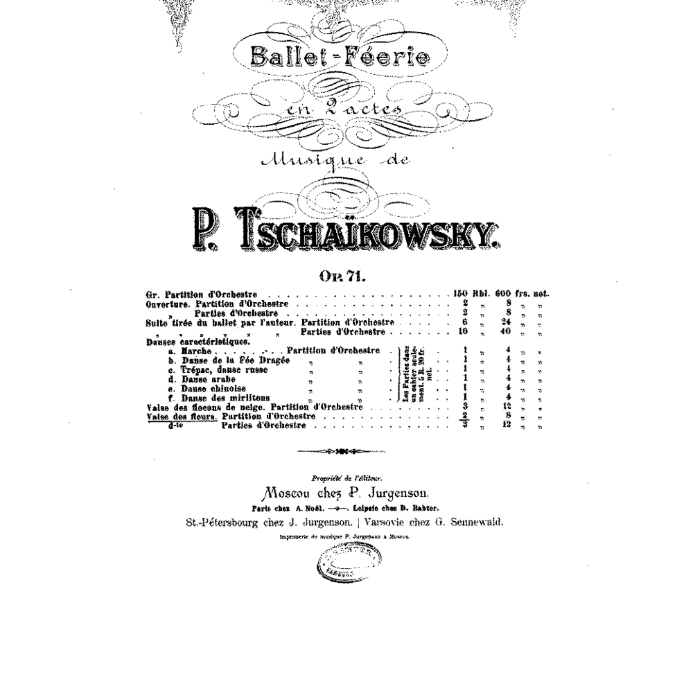 The Nutcracker Suite, Op. 71a