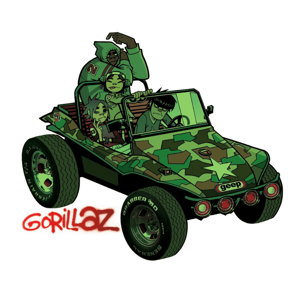 Album cover art for "Man Research (Clapper)" by Gorillaz