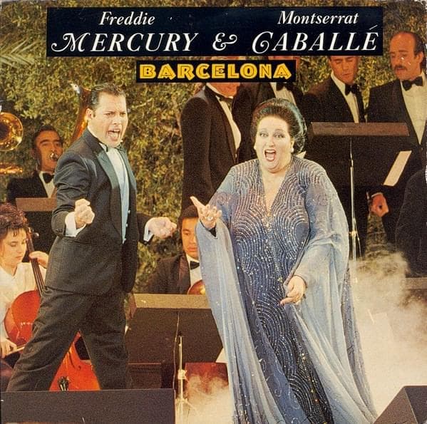 Album cover art for "Barcelona" by Freddie Mercury