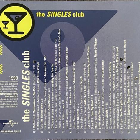 The Singles Club (June 21, 1999) (Volume 5)