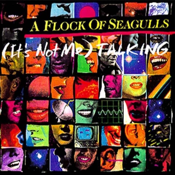 Album cover art for "(It's Not Me) Talking" by A Flock of Seagulls