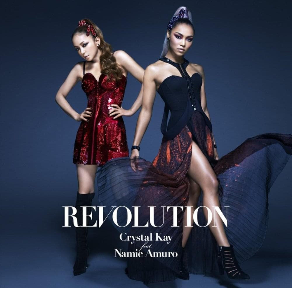 Album cover art for "REVOLUTION (PKCZ Remix)" by Crystal Kay & 安室奈美恵 (Namie Amuro) & SWAY (JPN)