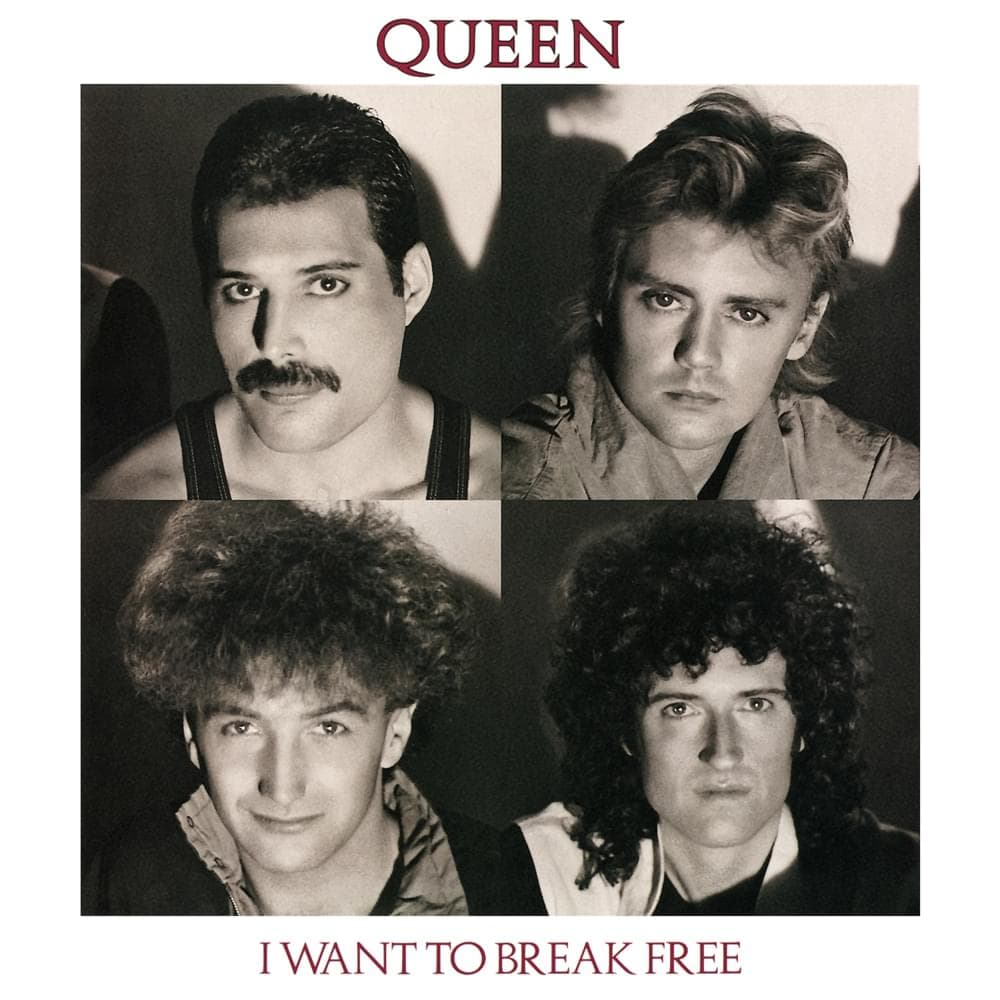 Album cover art for "I Want to Break Free" by Queen