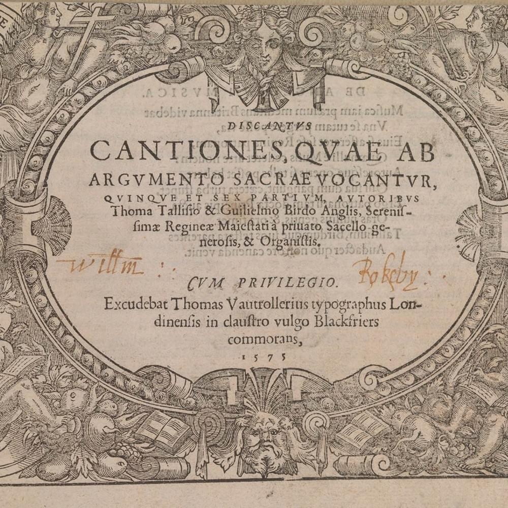 Cantiones quae ab argumento sacrae vocantur