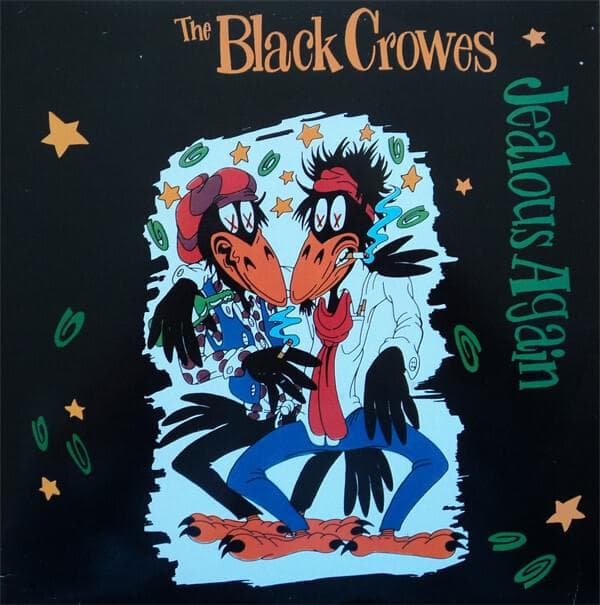 Album cover art for "Jealous Again" by The Black Crowes
