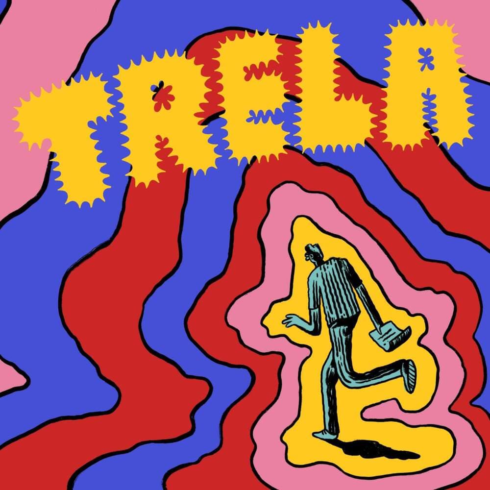 Album cover art for "Trela" by O Grilo