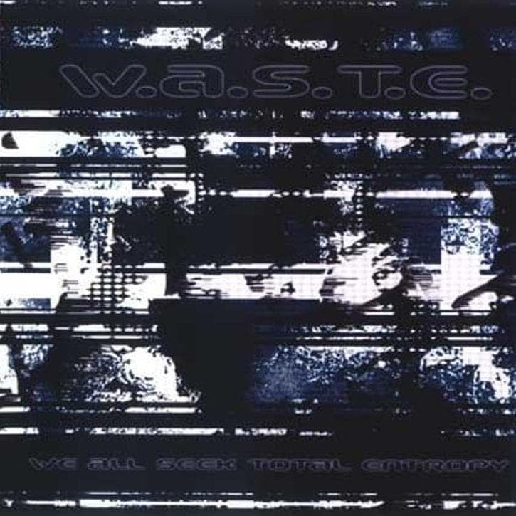 Album cover art for "Spinal Wetstone" by W.A.S.T.E. (We All Seek Total Entropy)