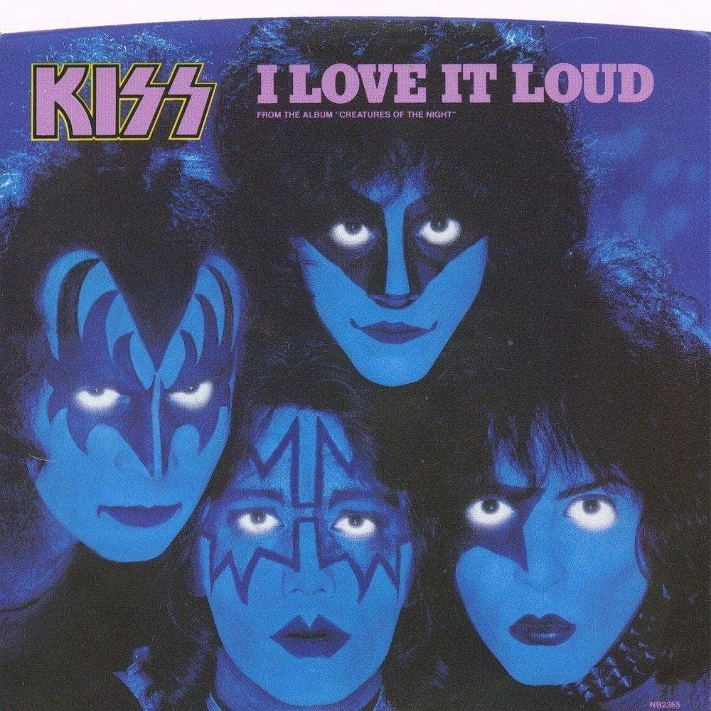 Album cover art for "I Love It Loud" by KISS