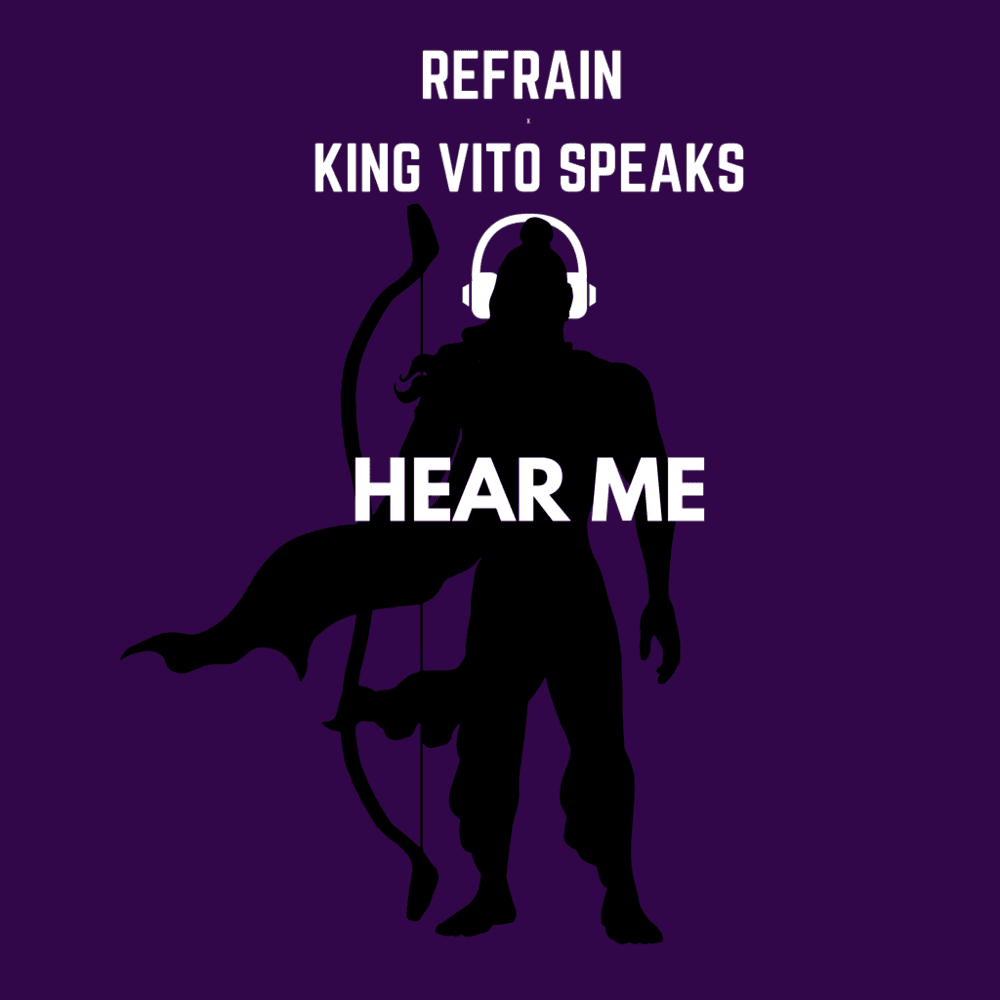 Album cover art for "HEAR ME" by U.Y.T COLLECTIVE & King Vito Speaks