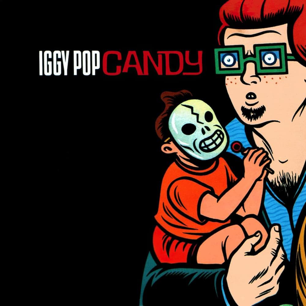 Album cover art for "Candy" by Iggy Pop & Kate Pierson