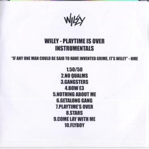 Playtime Is Over Instrumentals
