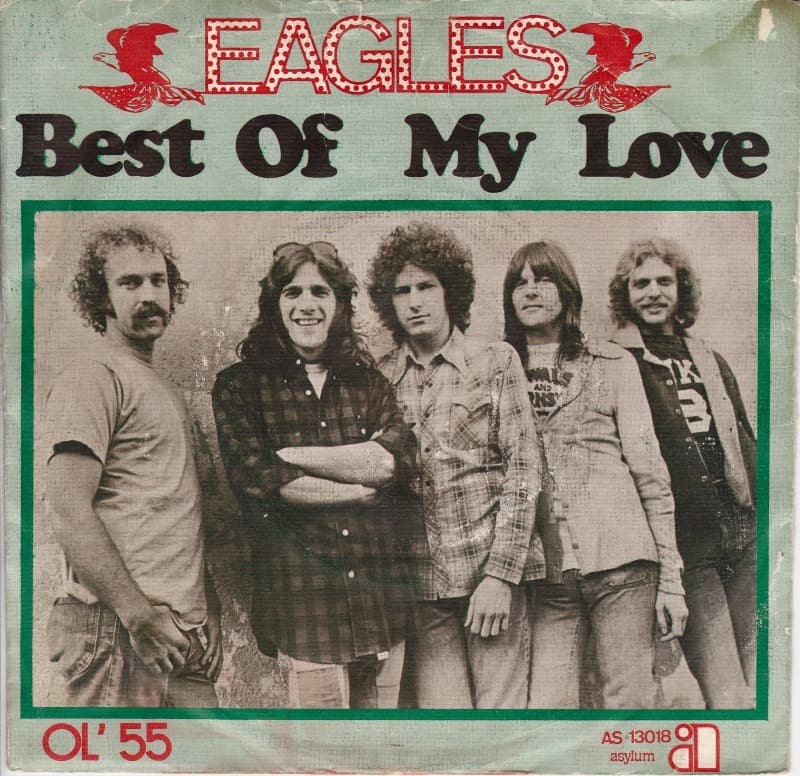 Album cover art for "The Best of My Love" by Eagles