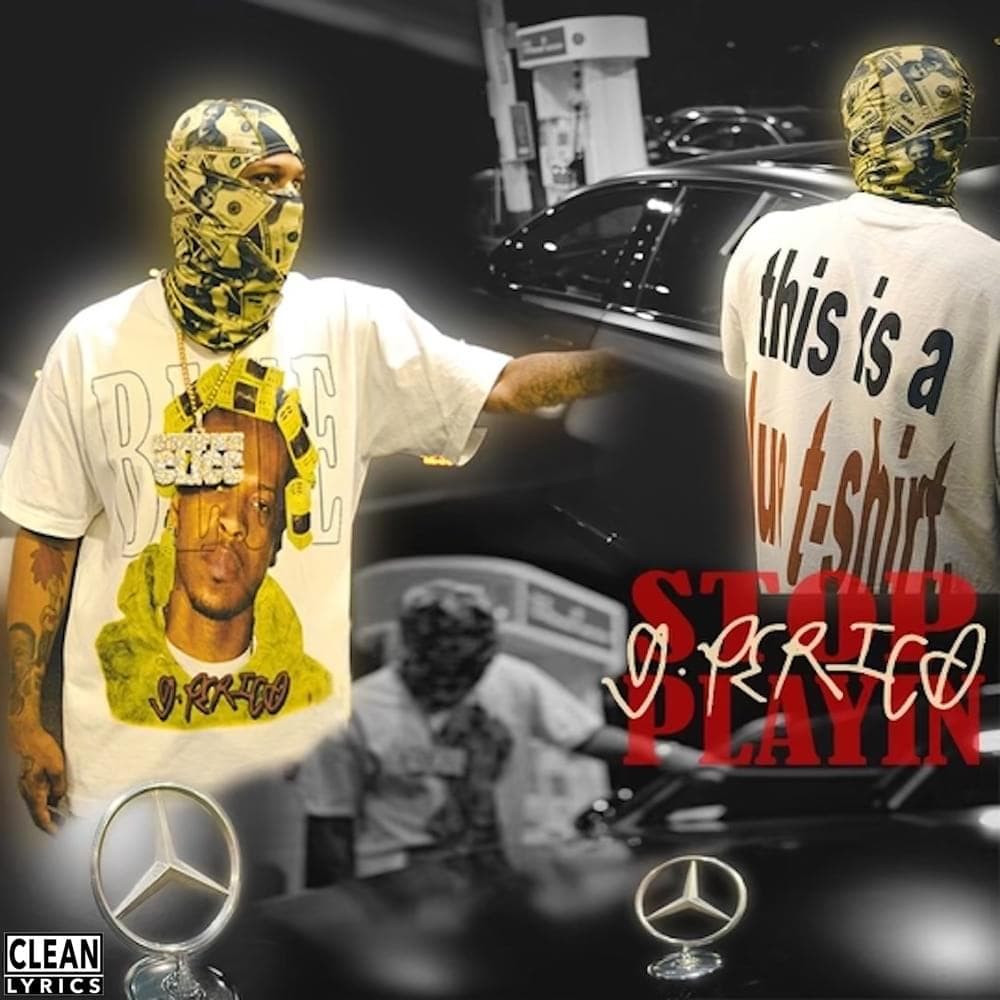 Album cover art for "Stop Playin'" by G Perico